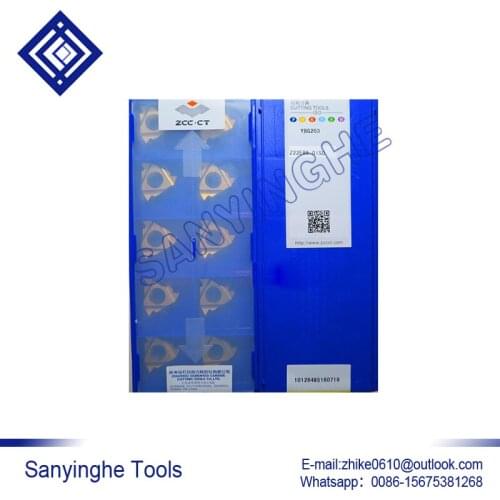 Free shipping high quality 10pcs/lots YBG203 Z22ER6.0ISO cnc carbide turning inserts threading inserts