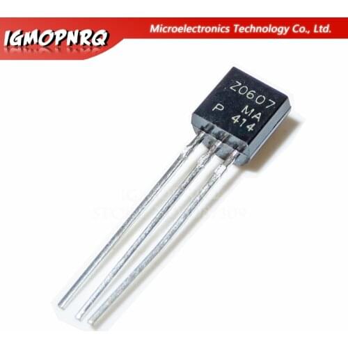20pcs Z0607MA Z0607 TO-92 Triacs 0.8 Amp 600 Volt new original