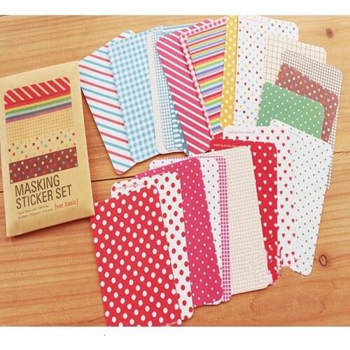 27Pcs/pack Trendy Colorful Stickers Toys For DIY Exercise Book Diary Sheets ONE Suit Toys For Children Colorful Toy Sticker