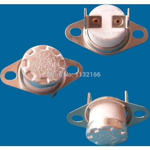 5PCS KSD301 Contact NC 190 Celsius Ceramic Temperature Switch Thermostat Controllor 250V