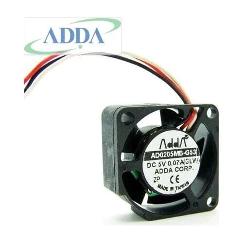 FOR ADDA AD0205MB-G53 5V 0.07A 2.5cm 2510 Dual ball silent cooling fan