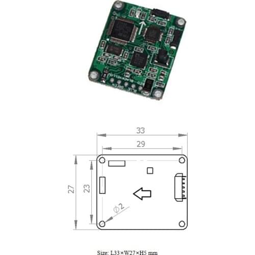 SEC290 Nine 9 Axis All Attitude AHRS Module Digital electronic Compass angle sensor 5V voltage( RS232 RS485 TTL Modbus Optional)