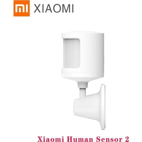 Xiaomi Human Sensor 2 Mobile Monitoring Alarm with Rotate Holder Smart Home Equipment New Cooperate Gateway Mi Home App CR2450