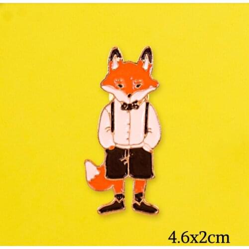Cartoon Animal Enamel Pin Pattern Metal Badges Pins and Brooches for Women Men Lapel pin Creative Gift backpack bag jacket badge