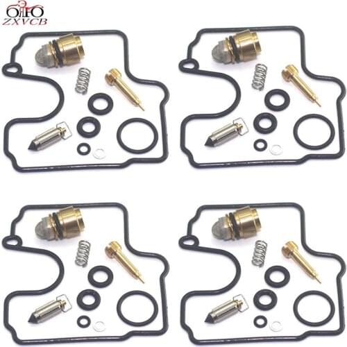 4set for YZF-R1 1998-2001 YZFR1 R 1 Motorcycle carburetor repair kit floating needle seat parts
