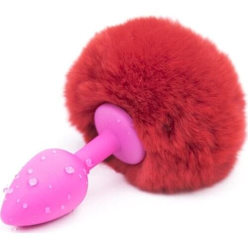 Rabbit Girl Tail Sex Toys Silicone Plush Anal Plug Cosplay Cute Tail Anal Erotic Toy for Couples Man Women Gay Size DBSM Gay New