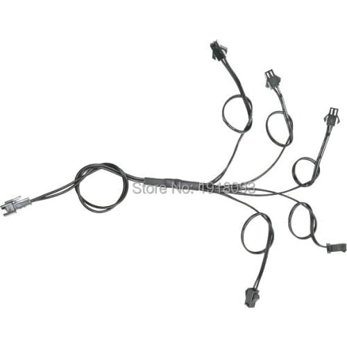 One in Five Splitter as LED Strip Lights accessories one Male Connector with 5 Female Connectors Holiday Party Supplies