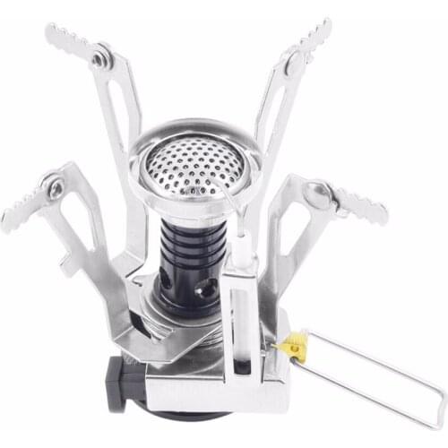 Outdoor Picnic Gas Stove Burners Foldable Mini Steel Case Portable Cooking Tools Burning Camping Equipment Survival Furnace