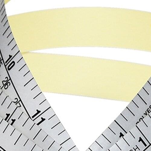 066E 40 Inch Self-Adhesive Measuring Tape Left to Right Reading Measuring Tape Double Scale Stick on Workbench Ruler