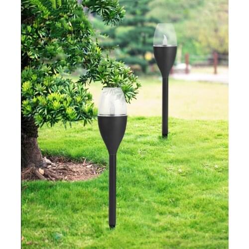 Solar Light LED Imitation Candle Lawn Lamp Outdoor Garden Park Landscape Lawn Party Courtyard Patio Decoration Lamp