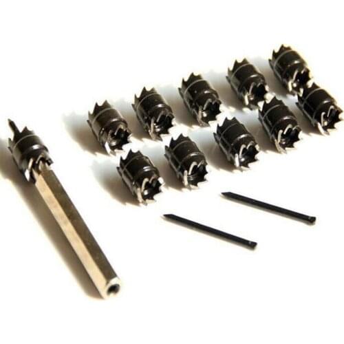 13pcs/set Spot Welding Drill Double Sided High Speed Rotary Spot Weld Cutter Drill Bit Tool