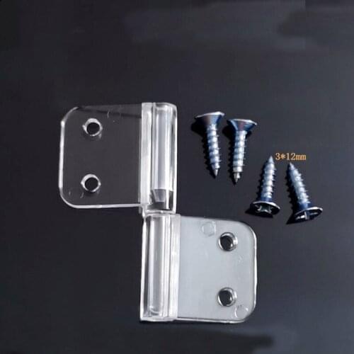 Toilet Refrigerator Pet Door 360-Degree Acrylic Removable Clear Flag Hinge