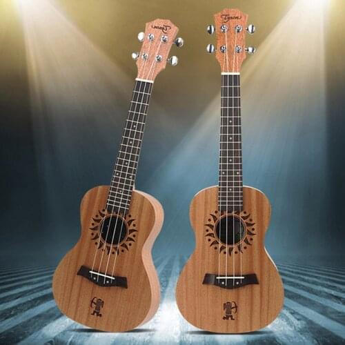 Ukulele 23 Inch Cartoon Pattern Hawaiian Style Beginner Christmas Gifts