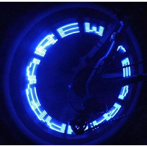 Waterproof LED Bicycle Wheel Spoke LED Light Lamp Cycle Tyre Tire Wheel Valve 7 LED Flash Light with Super Bright Bike Light
