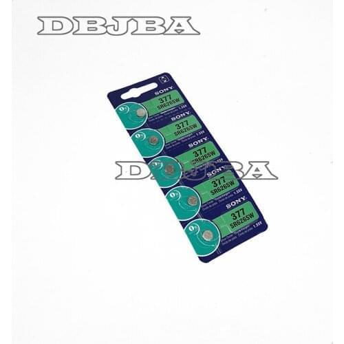 10X LONG LASTING 377 SR626SW SR626 AG4 Watch Battery ButtoLatest silver oxide watch battery for watch