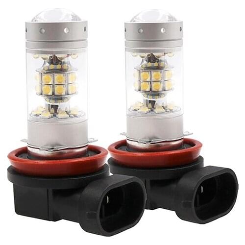 2x H8 H11 H16JP 150W 1200LM SHARP Chip LED Fog Lamp 12V Car Daytime Driving Lights Universal LED Bulb Lampada Faro 6000K White