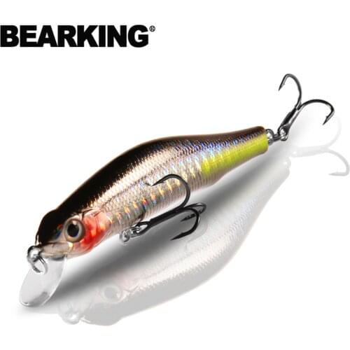 5pcs/.lot. 80mm/8.5g Color send randomly! A+ fishing lures minnow,quality professional minnow bearking hot crankabits