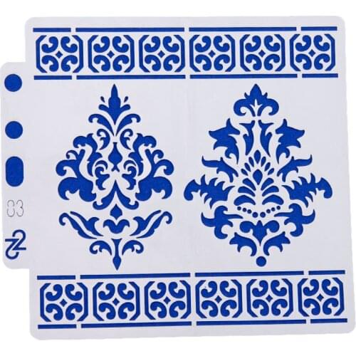 5pcs Vintage Layering Stencilsr Spray stencil DIY Scrapbook photo album Decorative Embossing DIY Paper Card Crafts