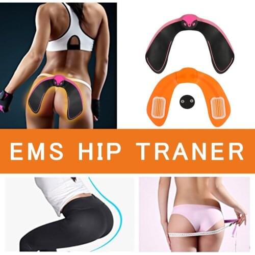 Rechargeable Hip Trainer Buttocks Butt Muscle Electro Stimulator ABS EMS Electronic Intelligent Vibration Massage Muscle Trainer