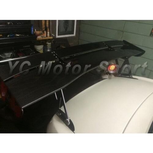 Car Accessories Carbon Fiber 1600mm Rear Spoiler with 290mm Stand Fit For 2000-2008 S2000 AP1 AP2 VTX Type 5 Style Trunk GT Wing