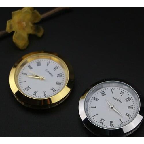 Car quartz clock car styling car interior watch pointer stick on the dashboard for Porsche Jeep Dodge Chery