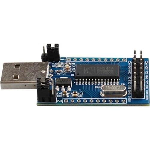 CH341A Module USB to UART IIC SPI TTL ISP EPP/MEM Parallel Port Converter