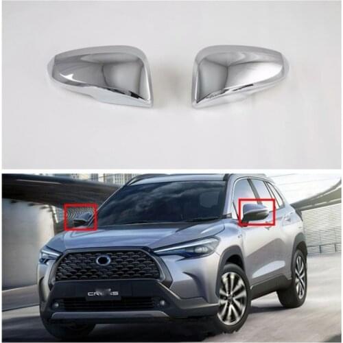 For Toyota Corolla Cross 2020 Car Rear View Mirror Cover Trim Car Styling Sticker