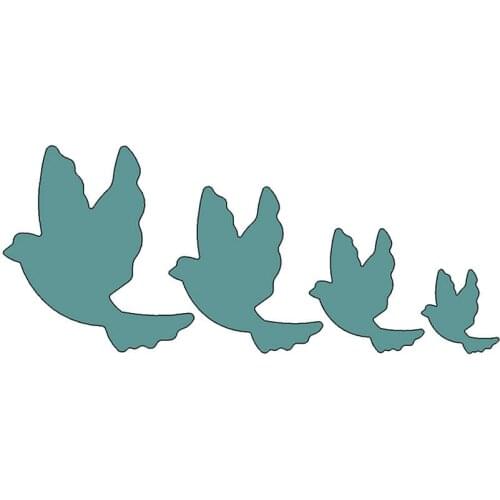 Flying Pigeon shape cookie cutter, cake decoration, Fudge tools, 3D design