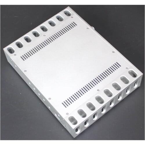 KYYSLB Sandblasting WA45 All-Aluminum Deluxe Class A Preamplifier Amplifier Case Box Home Amplifier Chassis