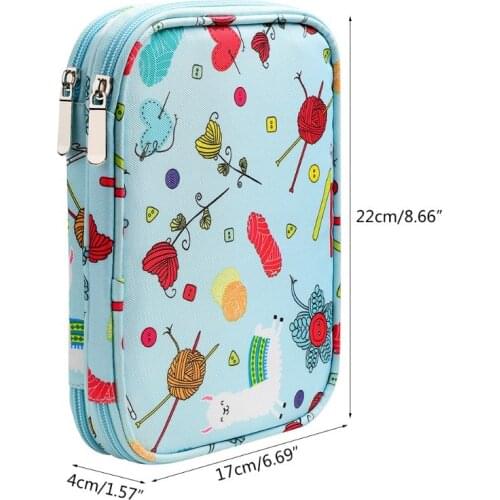 60cm Circular Knitting Needles Set Scissors Measure Ruler DIY Yarn Craft Weave N58A