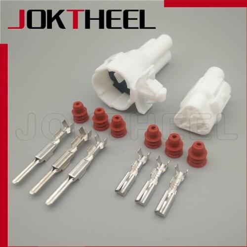 1/5/10/20 sets Sumitomo MT 2.2mm sealed series 3 pin way male female white automotive Motorcycle connector 6180-3241 6187-3271