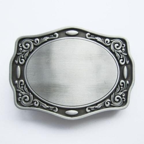 Low price custom Flower Trims Belt Buckle big discount Metal Belt Buckle Blanks wholesale Flower Trims Blank Belt Buckle
