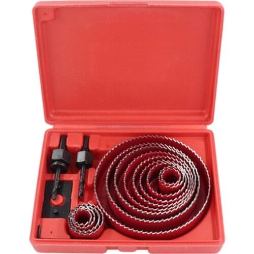 19-127mm Hole Cutter Hole Saw Wood Metal Drilling Power Tool Core Drill Mandrels Bits Woodworking Cutting Set Kit