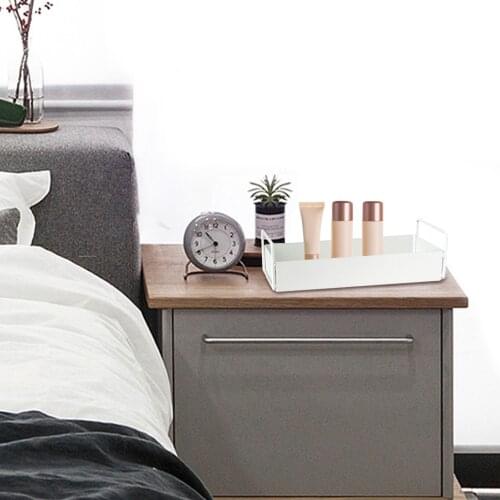 Bathroom Vanity Tray Storage Jewelry Organizer Kitchen Countertop Storage Shelf Coffee Table Decor Plate Cosmetic Display Holder