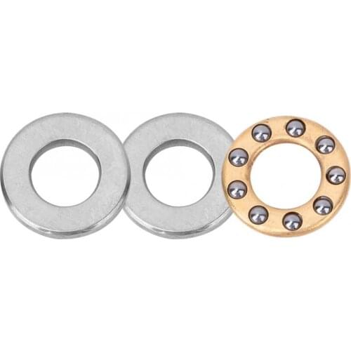 Bearing 10pcs Thrust Ball Bearing Miniature High Flat Steel Bearings Set Bearing Axial