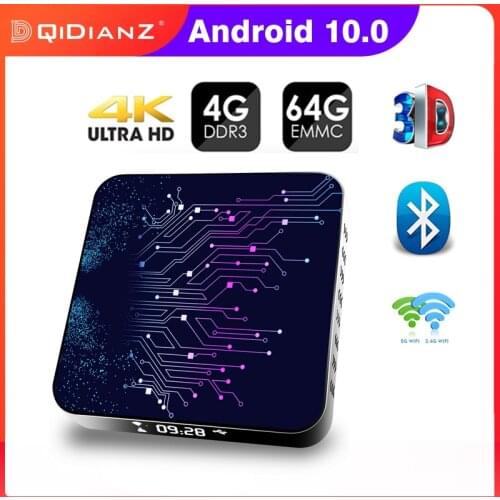 Smart TV Box Android 10 H616 2.4G & 5G Wifi Media Player 4K 3D Video 4GB 32GB 64GB Set Top Box