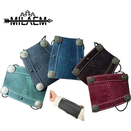 1 PC Durable Arm Protector First layer Cowhide Breathable Archery Arm Guard Compound Bow and Arrow Hunting Shooting Accessories