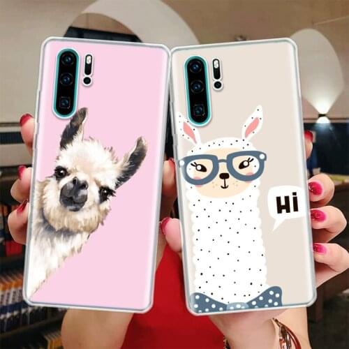 Lama Llama Alpacas Silicon Call Phone Casing For Huawei Honor 10 Lite 9 20 Y5 Y6 Y7 Y9 Case 9X 8X 8S 8A Pro 7X 7A + Cover