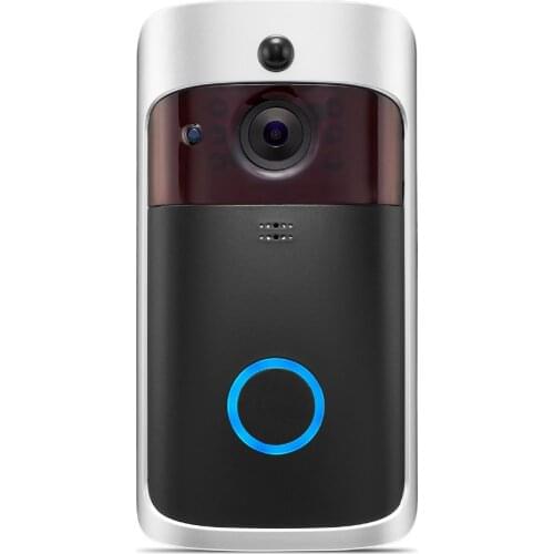 WIFI Video Doorbell Wireless Smart Doorbell 720P HD Security Camera Intercom Door Real-Time Two-Way Talk Video Night visiophone