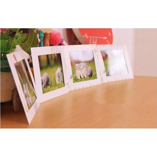 Vintage 4x6 Inches Wall Frame Paper Photo Frames With Wood Clips and Hemp Ropes For Home Decoration, 9pcs/Set