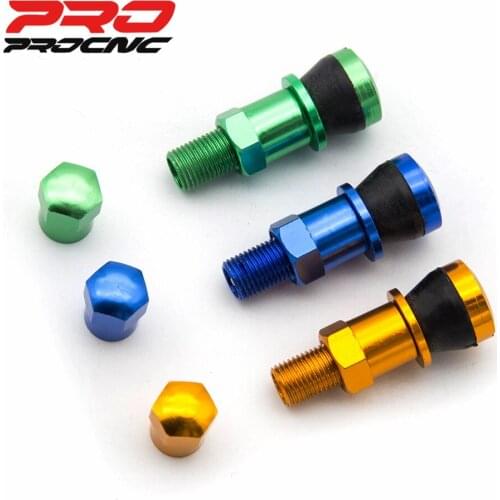 1pcs For Universal For Yamaha Aluminum Motorbike Tubeless Wheel Tire Valve Stems Dust Caps Motorcycle Tire valve caps