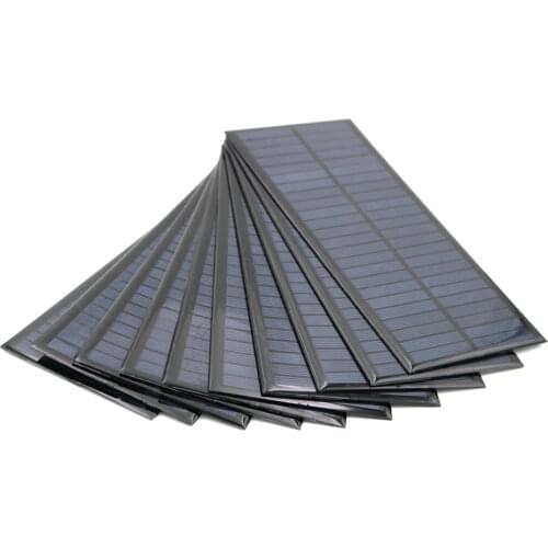 12V 208mA 2.5Watt 2.5W Solar Panel Standard Epoxy polycrystalline Silicon DIY Battery Power Charge Module Mini Solar Cell toy