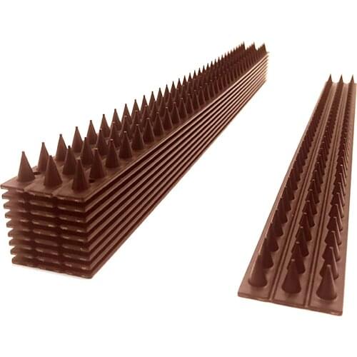 10pcs Anti Bird Spikes Bird Deterrent Animals Repellent Climb Strips Spikes Garden Supplies Anti-Bird Sting For Power Equipment
