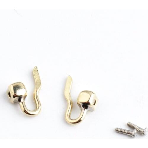 100sets Nose pad arm for eyeglass frame screw on, pad arm for repairing glasses frame with screws