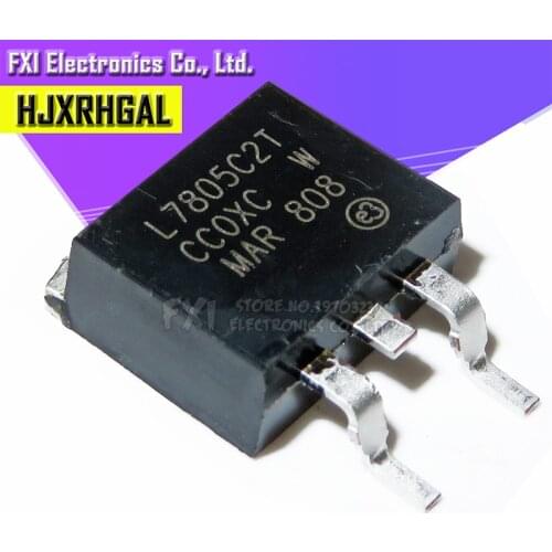 10PCS 7805 SMD three-terminal regulator L7805 TO-263 (D2PAK) original authentic