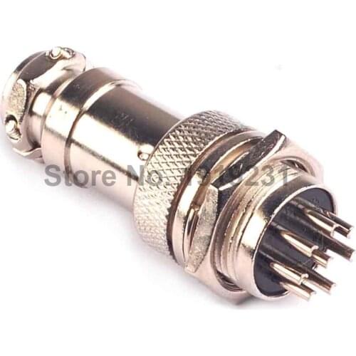 5Pair=10Pcs GX16 GX16-8 8P 8Pin 16mm Male&Female Wire Panel Connector plug Circular Aviation Connector Socket Plug