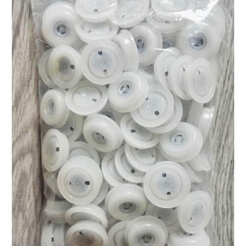 500x Coffee Degassing Valve Coffee Valve One-way Degassing Valve PE Exhaust Ventilation Vent Valves for Coffee Bag Coffee Beans