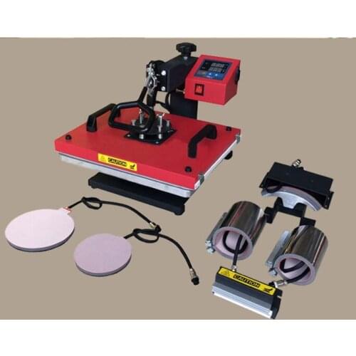 6 in 1 cobo heat press printing machine machine for cups/tray/caps