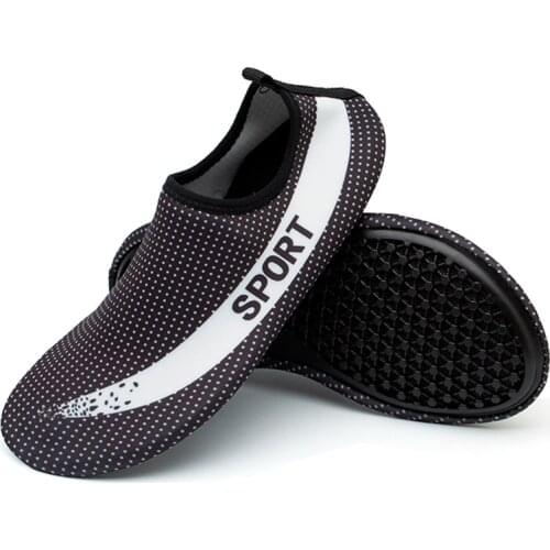 Aqua Shoes Barefoot Slip on Swimming Beach Shoes Lovers Flat Soft Quick-Drying Breathable Stretch Fabric Water Shoes Unisex