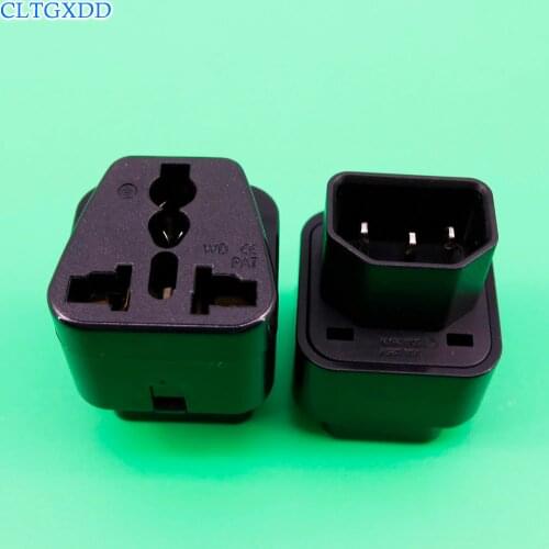 Cltgxdd IEC 320 C14 Male to C13 Female 10A Power Adapter PDU UPS APC Adapter Converter AC 10A 250V